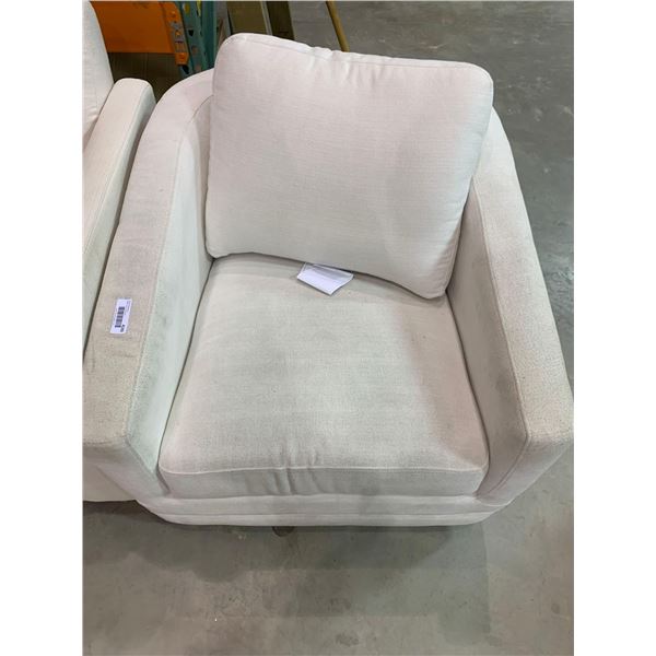 Thomasville white upholstered chair