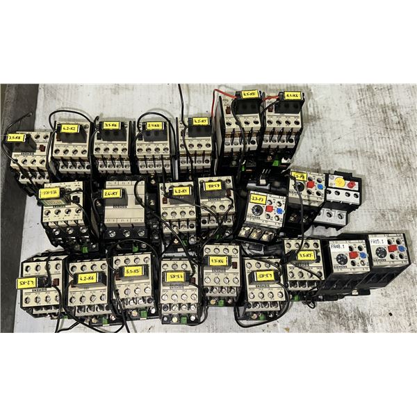 Lot of Misc. Siemens Contactors as Pictured