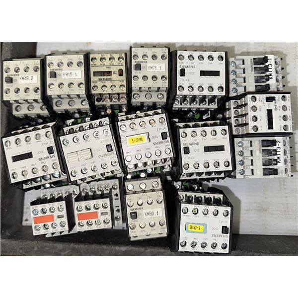 Lot of Misc. Siemens Contactors as Pictured