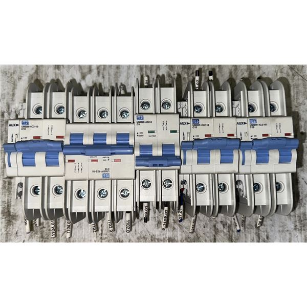 Lot of Misc. Weg Circuit Breakers as Pictured