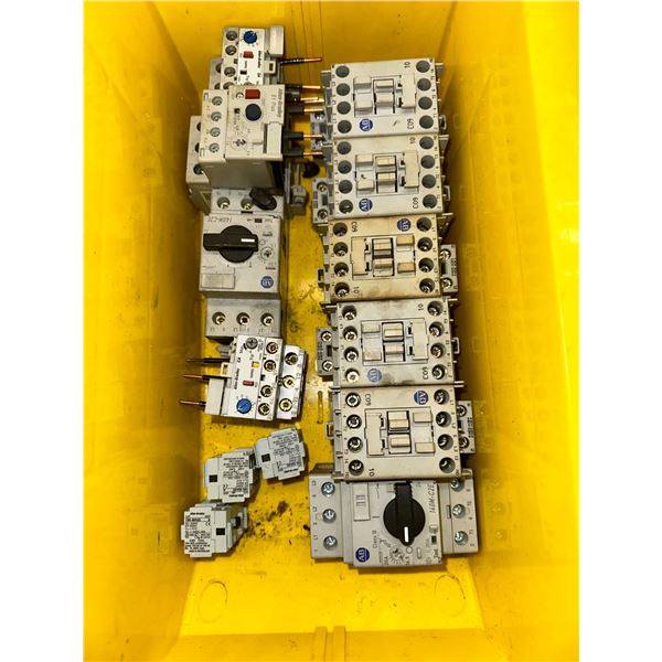 Lot of Misc. Allen Bradley Contactors & Circuit Breakers as Pictured