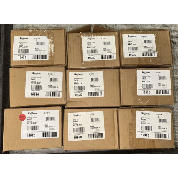 Lot of (9) Hoffman #F44LN3 Junction Boxes