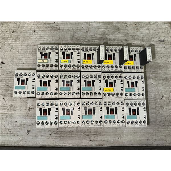 Lot of Misc. Siemens Contactors as Pictured