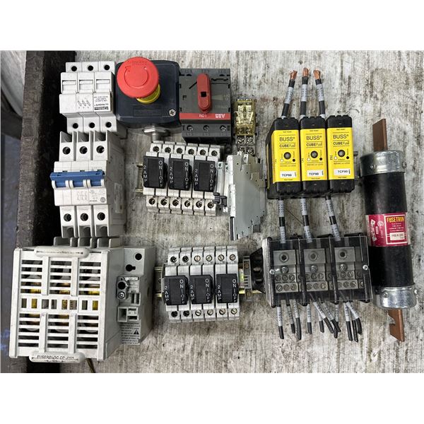 Lot of Misc. Circuit Breakers, Fuses, Relay Items Plus More+++