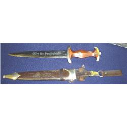WWII German SA Dagger w/Hanger