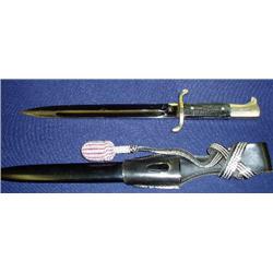 WWII German Fire Svc. Dress Bayonet