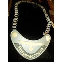 WWII German Police Night Duty Gorget