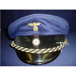 WWII German Postal Officer's Visor Hat