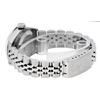 Image 6 : Rolex Ladies Stainless Steel Quickset Salmon Dial Diamond Lugs Date Wristwatch