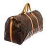 Image 4 : Louis Vuitton Brown Monogram Canvas Keepall Bandouliï¿½re 60 Travel Bag