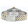 Image 9 : Rolex 36MM Two Tone Yellow Gold And Steel Champagne Diamond Datejust Wristwatch