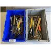 Image 1 : 2 SMALL TOTES W/ HAND TOOLS