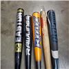 Image 2 : 5 BATS - SOFTBALL 34/30, 3 BASEBALL BATS - 31" DROP 8, 32" DROP 3 AND 29" DROP 10 PLUS VANCOUVER CAN