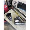 Image 2 : CROSS COUNTRY SKIS, BOOTS SIZE 39 AND POLES