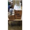 Image 1 : BOX OF SAFEMASK DISPOSABLE MASKS AND BOX OF COVERALL DISPOSABLE PROTECTIVE GOWNS