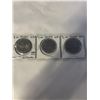 Image 1 : 3 CANADIAN DOLLARS 1974 WINNIPEG CENTENNIAL, 1975, 1976