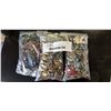 Image 1 : 3 ASSORTED BAGS OF JEWELLERY