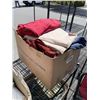 Image 9 : 4 LARGE BOXES OF ASORTED NEW FABRIC, INCLUDING CAMO PATTERNS, SILK, COTTON ETC