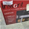 Image 2 : INSTANT POT VORTEX PLUS 8QT DUALZONE AIR FRYER - TESTED WORKING, RETAIL $289