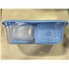 Image 2 : SHOE RACK, STORAGE TOTE SET AND NEW CONTAINER SET