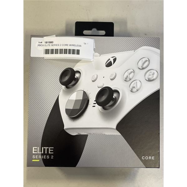 XBOX ELITE SERIES 2 CORE WIRELESS CONTROLLER - TESTED WORKING, RETAIL $159