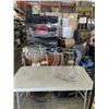 Image 1 : 3 METALPLANT STANDS AND METAL GUITAR SHAPE CD STAND