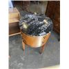 Image 1 : STONE TOP 1 DRAWER SIDE TABLE