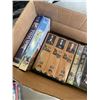 Image 8 : BOX OF DVDS AND XBOX GAMES