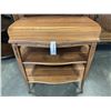 Image 2 : ANTIQUE 2 TIER SIDE TABLE, VERY GOOD ORIGINAL CONDITION