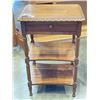 Image 1 : ANTIQUE 1 DRAWER SIDE TABLE, VERY GOOD ORIGINAL CONDITION