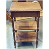 Image 3 : ANTIQUE 1 DRAWER SIDE TABLE, VERY GOOD ORIGINAL CONDITION