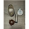 Image 3 : VINTAGE COLLECTIBLES, HEAVY BRASS BOWL, ETC