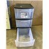 Image 2 : PLASTIC STORAGE ORGANIZER AND TRAY TABLE SET