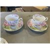 Image 8 : 4 ANTIQUE CUP AND SAUCERS, 2 ARE ROYAL ALBERT
