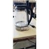 Image 1 : HAMILTON BEACH 1.7L GLASS ELECTRIC KETTLE - TESTED WORKING, RETAIL $44