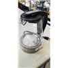 Image 2 : HAMILTON BEACH 1.7L GLASS ELECTRIC KETTLE - TESTED WORKING, RETAIL $44