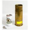 Image 1 : 76MM LARGE BRASS CANNON SHELL