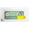 Image 1 : UNCIRCULATED CANADA 1967 DOLLAR BILL