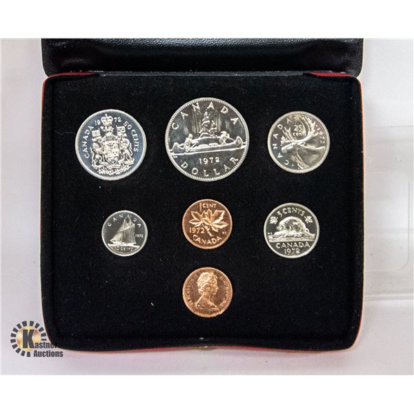 1972 CANADA PROOF COIN SET IN CASE