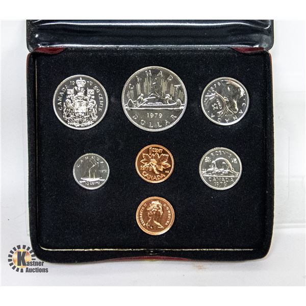 1979 CANADA PROOF COIN SET IN CASE