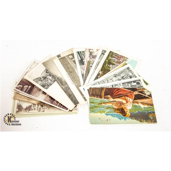 LOT OF 20 1900S ANTIQUE POST CARDS