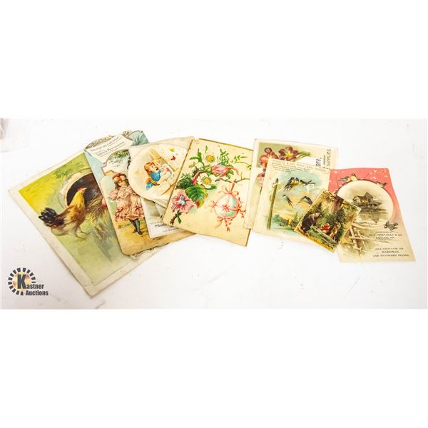 LOT OF 10 1800S PORTLAND ADVERTISING CARDS