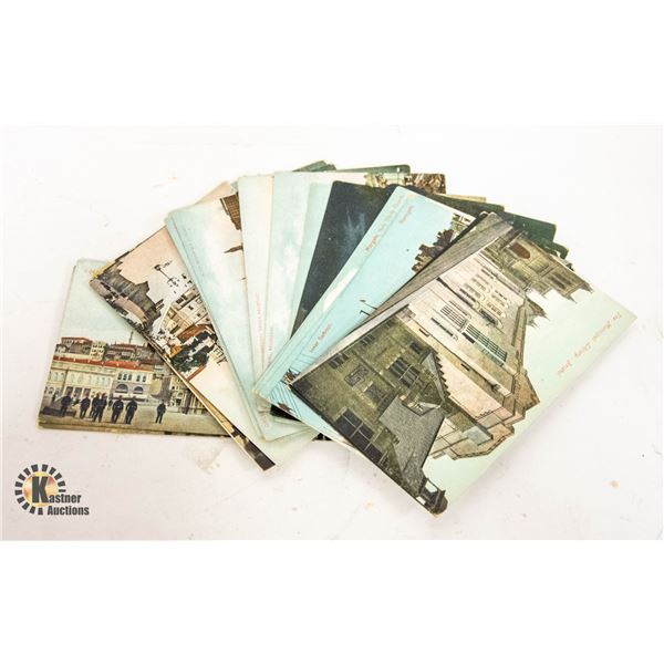 LOT OF 20 1900S ANTIQUE POST CARDS