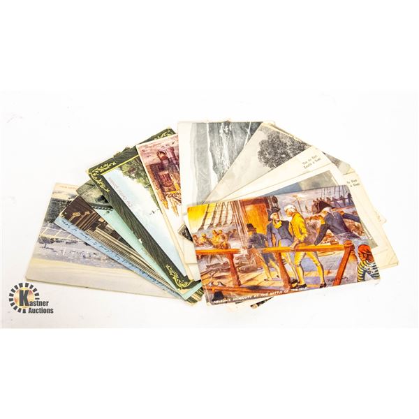 LOT OF 20 1900S ANTIQUE POST CARDS