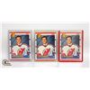 Image 1 : 3 1990 SCORE MARTIN BRODEUR ROOKI CARDS