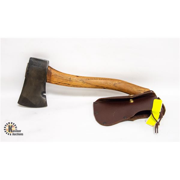 ANTIQUE AMERICAN MADE HATCHET RESTORED