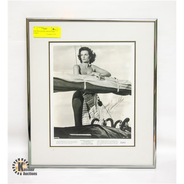 1950S JANE RUSSEL MOVIE STILL FRAMED