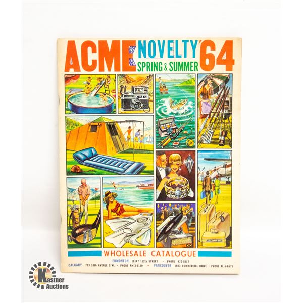 1964 ACME NOVELTY CATALOGUE