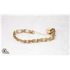 Image 1 : ANTIQUE 9K GOLD LOCK BRACELET SET