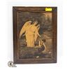 Image 1 : ANTIQUE ANGEL PICTURE AS IS